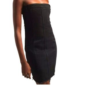 Urban Outfitters “Honor The Gift” Black Denim Dress